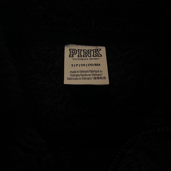 Victoria Secret Full Zip Black Teddy Jacket - Picture 4 of 4